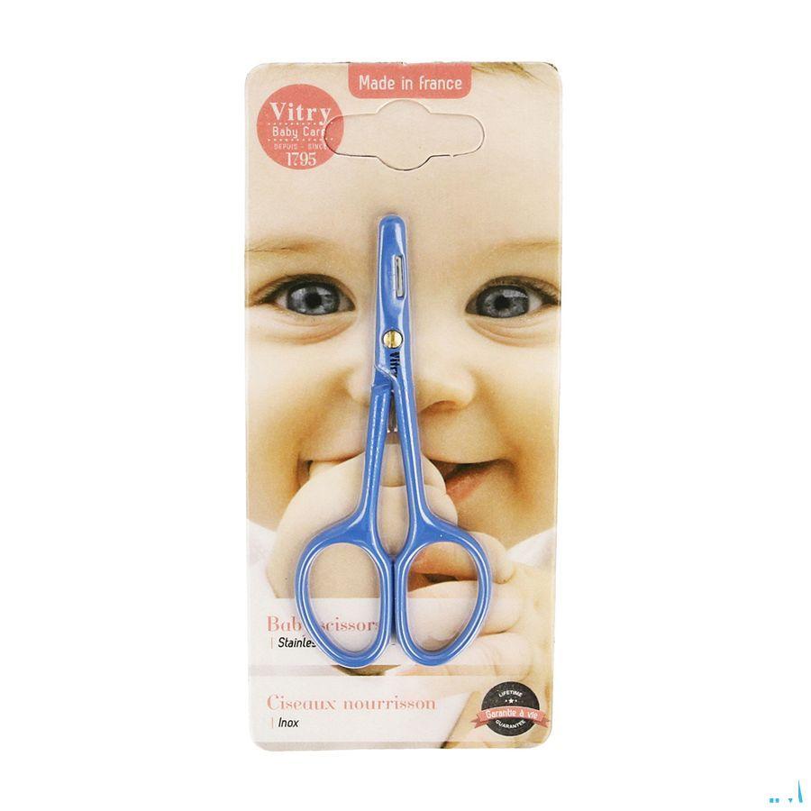 Vitry Ciseaux Nourrisson Inox Pastilleel 1045  -  Vitry