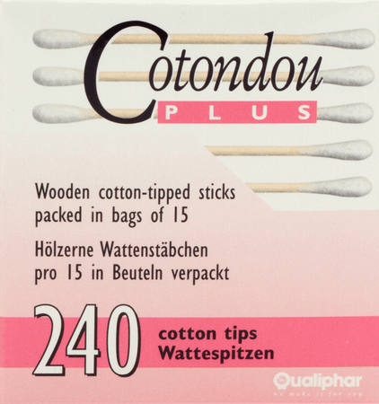 Cotondou Plus Batonnets Ouate Bois 120