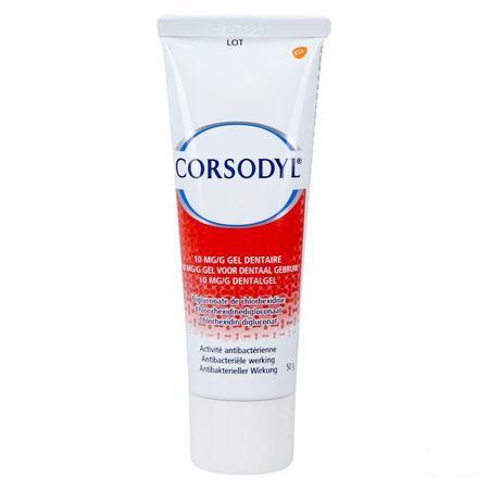 Corsodyl 10 mg/g Tandgel Tube 50 gr