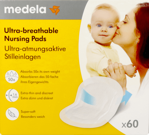 Medela Ultra Ademende Zoogkompressen 60