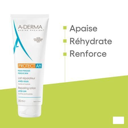 Aderma Protect Lait Reparateur Anti soleil 250 ml  -  Aderma