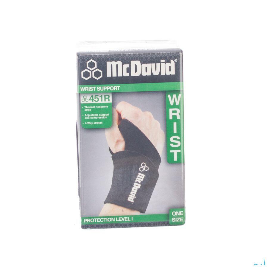 Mcdavid Wrist Support Black One Size 451