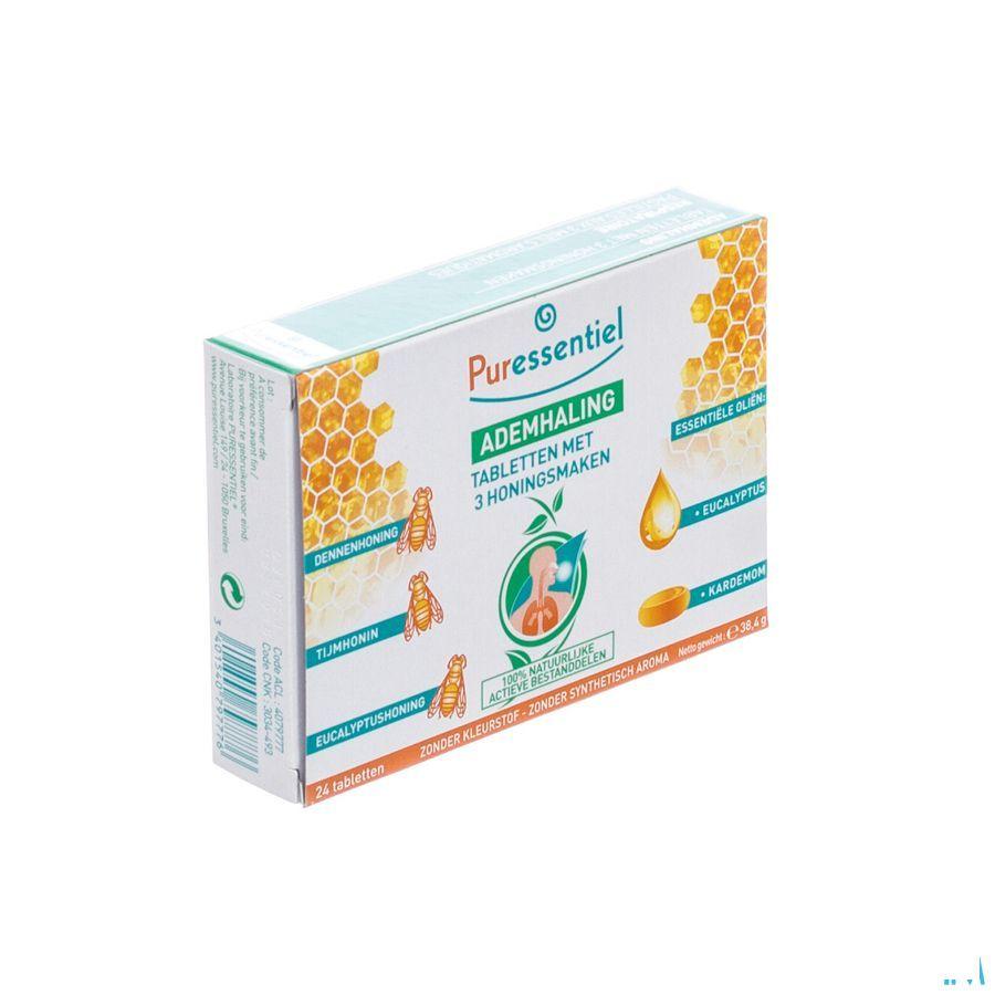 Puressentiel Respiratoire Pastilles 3 Miels 24  -  Puressentiel