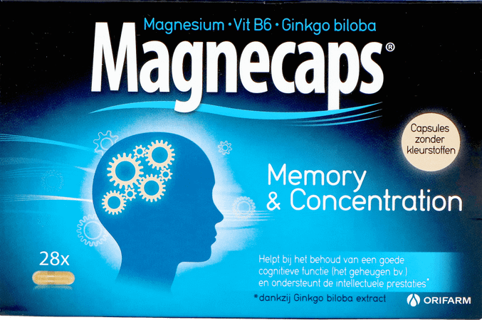 Magnecaps Memory & Concentration Caps 28 