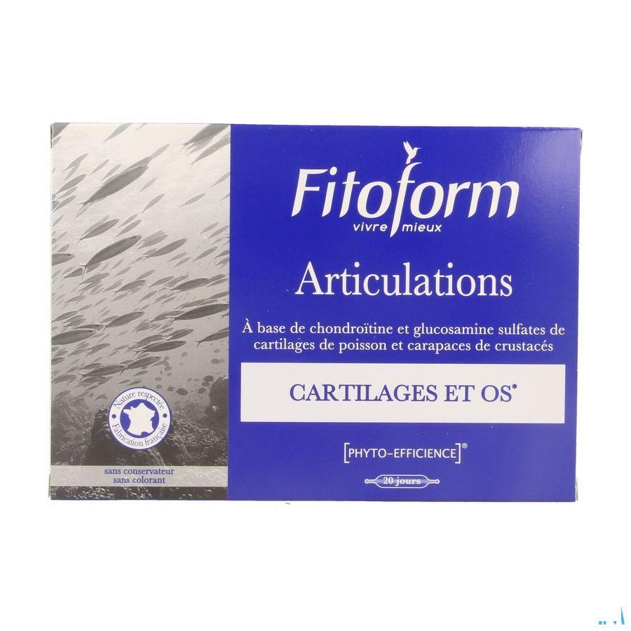 Articulations Ampoule 20x10 ml Fitoform  -  Bioholistic Diffusion