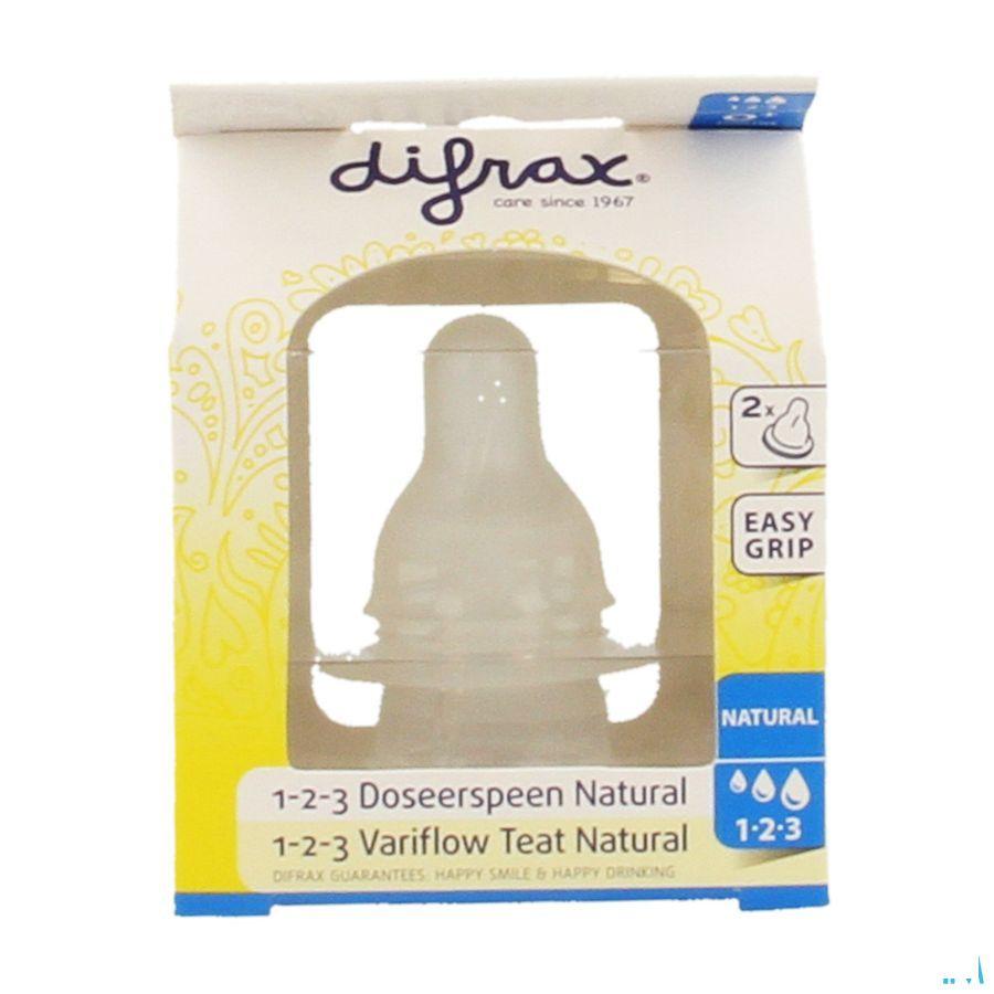 Difrax Flessenspeen Natural 1-2-3 674  -  Difrax