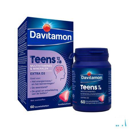 Davitamon Teens Fraise Comp 60  -  Perrigo