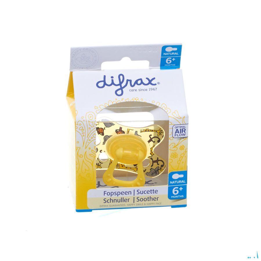 Difrax Fopspeen Natural 6 + M  -  Difrax