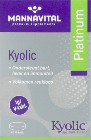 Mannavital Kyolic Platinum (ail Fermente) 60 caps