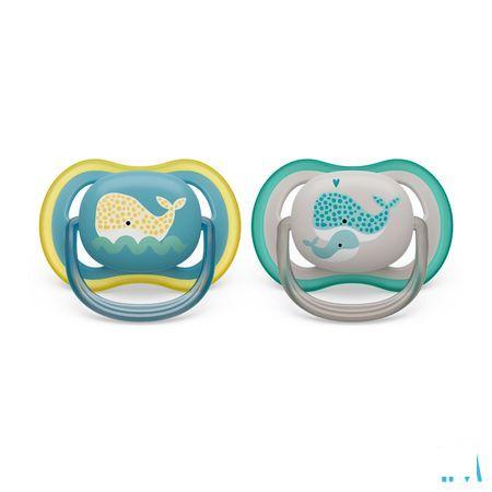 Philips Avent Fopspeen +18M Ultra Air Walvis 2