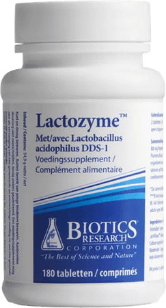 Biotics Lactozyme 180 tabletten  -  Energetica Natura