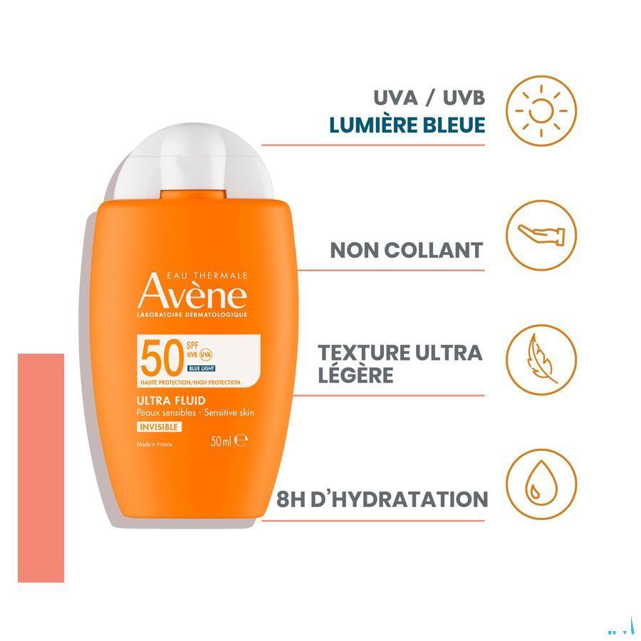 Avene Sol Spf50 Ultra Fluid Invisible 50 ml