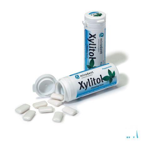 Miradent Kauwgom Xylitol Pepermunt Zs 30  -  Eureka Pharma