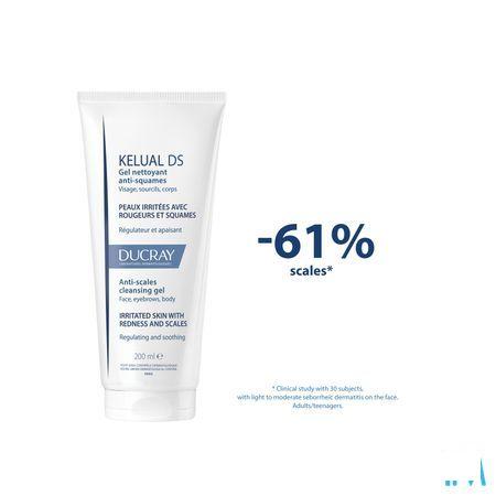 Ducray Kelual Ds Reinigingsgel A/Schilfers200 ml