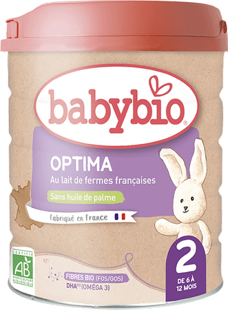 Babybio Optima 2 Lait Suite 800G  -  Ocebio