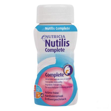 Nutilis Complete Stage 1 Aardbei Flacon 4x125 ml  -  Nutricia