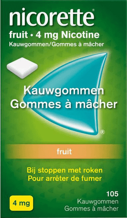 Nicorette Fruit Gomme Mach 105x4 mg