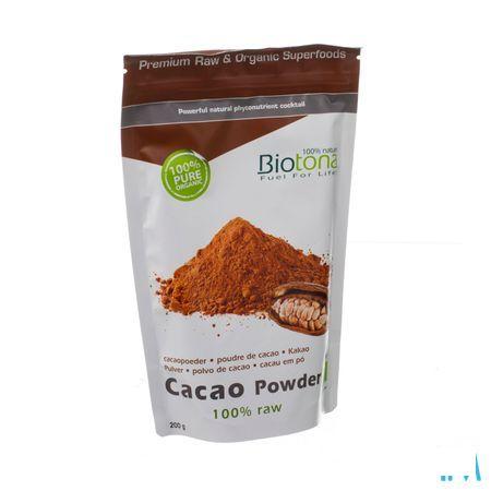 Biotona Cacao Raw Powder 200 gr  -  Keypharm