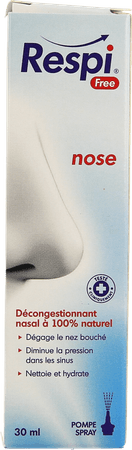 Respi Free Nose Spray 30 ml  -  Ceres Pharma
