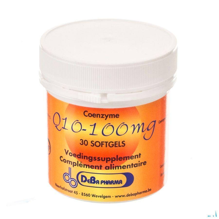 Q10 100 mg Softgels 30  -  Deba Pharma