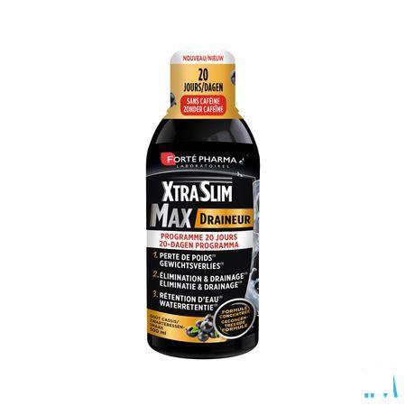 Xtraslim Max Draineur Zwarte Bes 500 ml