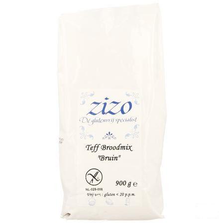 Zizo Teff Broodmix Bruin Glutenvrij 900 gr 4093  -  Revogan