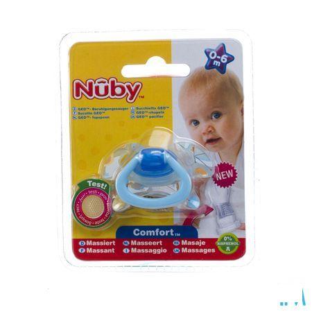 Nuby Geoac Orthodontische Fopspeen - 0-6m  -  New Valmar