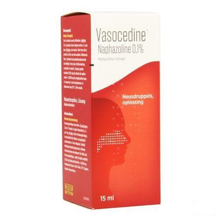 Vasocedine Naphazoline Gouttes 15 ml