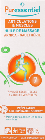 Puressentiel Gewrichten Mas.olie Arnica Bio 200 ml  -  Puressentiel