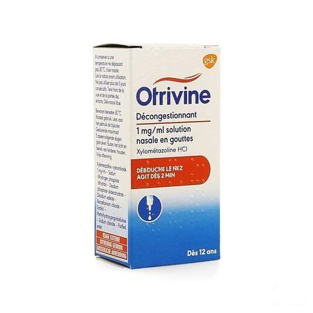 Otrivine Hydrat 1 0/00 Gouttes 10 ml