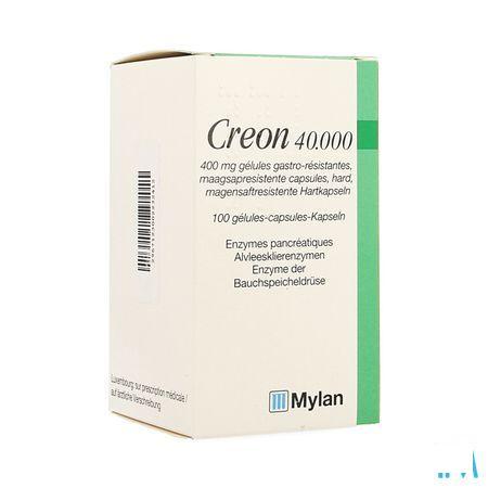 Creon 40000 Capsule Maagsapresist Hard 100 X 400 mg 