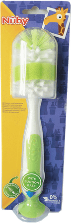 Nuby Goupillon 2 En 1 Avec Ventouse  -  New Valmar