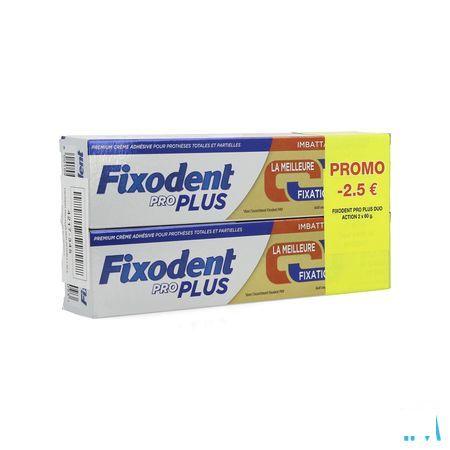 Fixodent Pro Plus Duo Act.Pate Adh. 2 x 60 gr Pr.-2,5