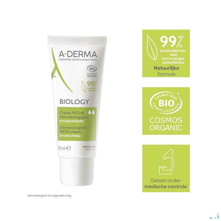 Aderma Biology Rijke Creme Dermatolog. 40 ml  -  Aderma