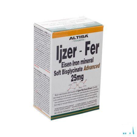 Altisa Fer Bisglycinate 25 mg Comprimes 90  -  Dieximport