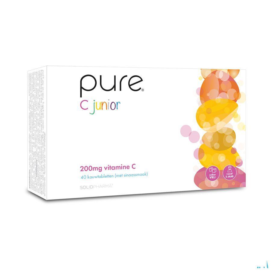 Pure C Junior Sinaassmaak Kauwtabl 40