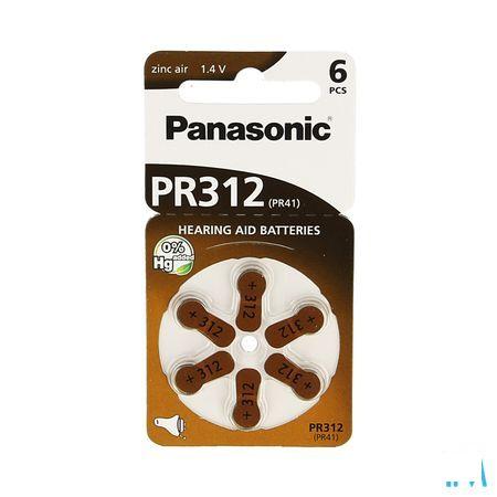 Panasonic Batterij Oorapparaat Pr 312H 6