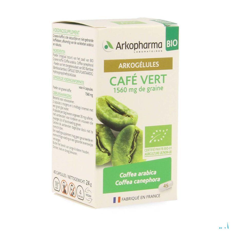 Arkogelules Cafe Vert Bio Caps 45 Nf  -  Arkopharma