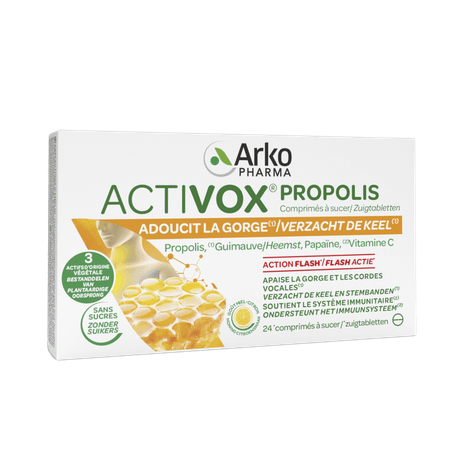 Arkoroyal Propolis Papaine Miel Pastilles 24  -  Arkopharma
