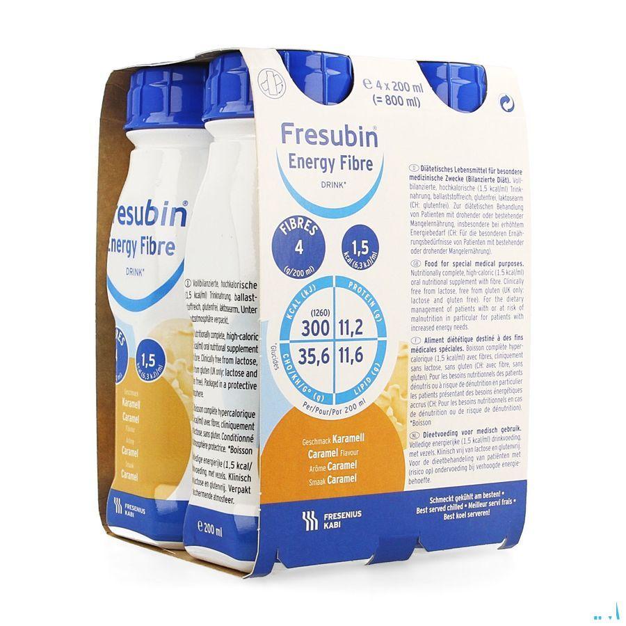 Fresubin Energy Fibre Drink 200 ml Caramel  -  Fresenius