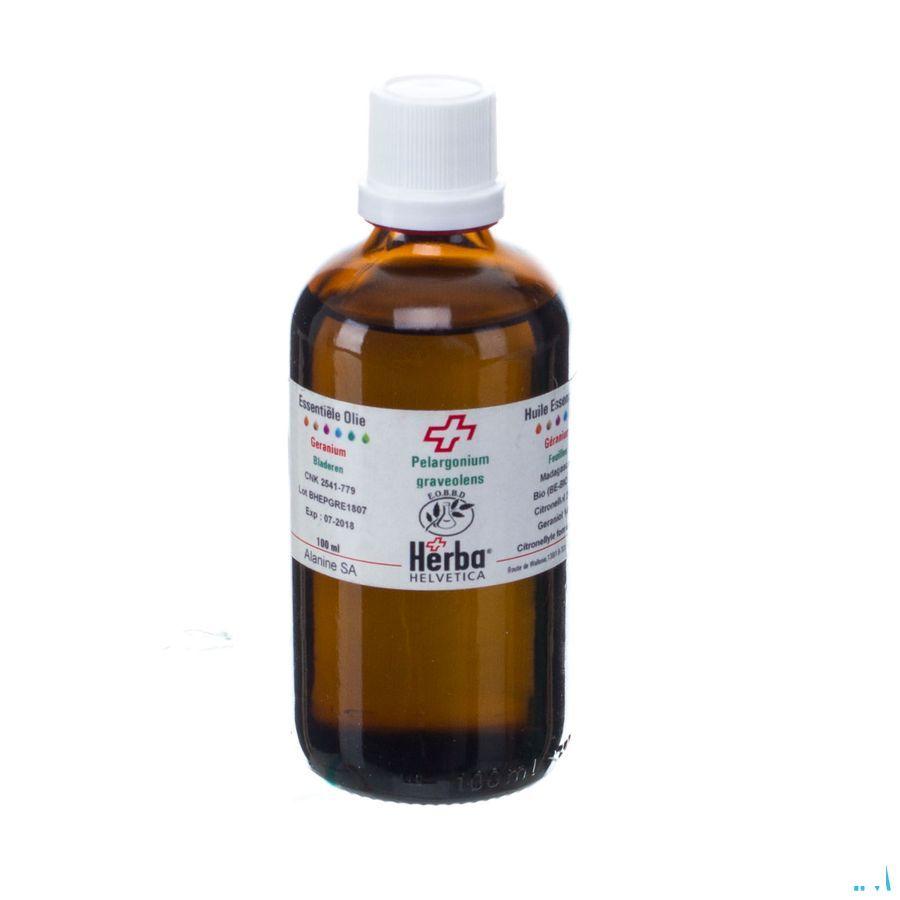 Pelargonium Grav.b.herba Helv. Essentiele Olie 100 ml