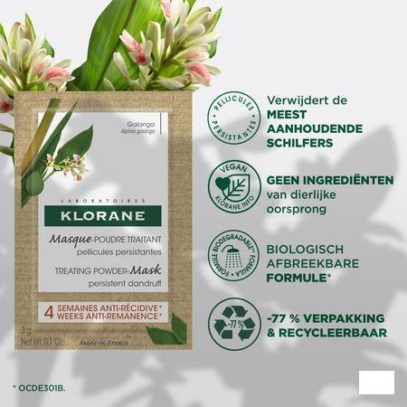Klorane Capilaire Masker Verzorging Pdr Galanga 8X3G