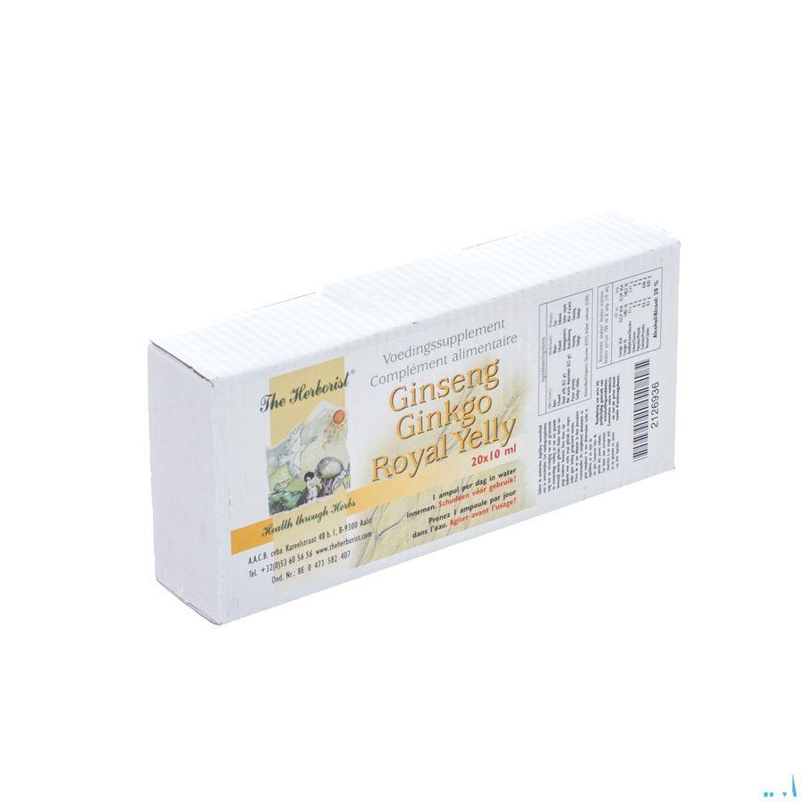Herborist Ginseng Gingko Royal Yel.Ampule 20x10 ml