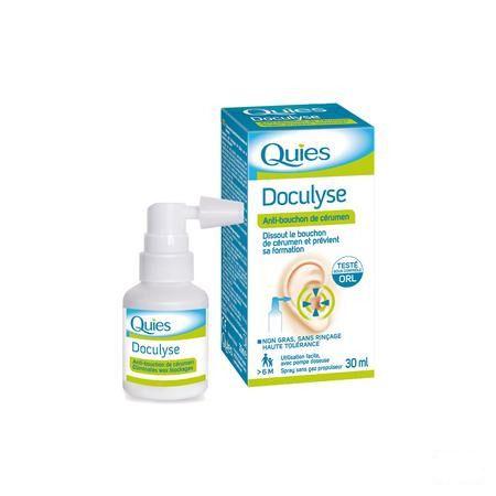 Quies Doculyse Tegen Proppen Oorsmeer Spray 30 ml  -  Quies