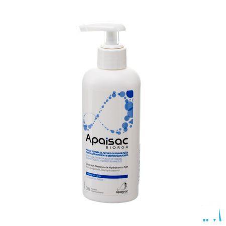 Apaisac Biorga Emuls Nettoyant Hydra. 24h Flacon 200 ml