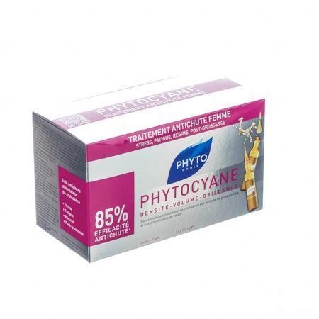 Phytocyane Anti haaruitval Vrouw Ampullen 12 