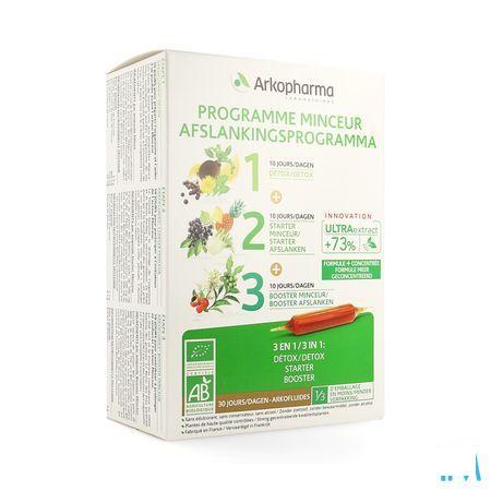 Arkofluide Afslank Programma Ampullen 30  -  Arkopharma