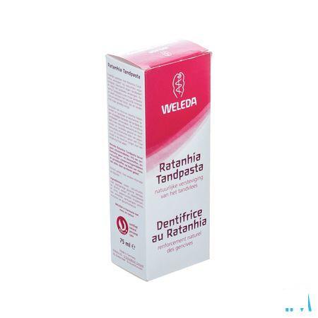 Weleda Tandpasta Ratanhia Roos 75 ml  -  Weleda