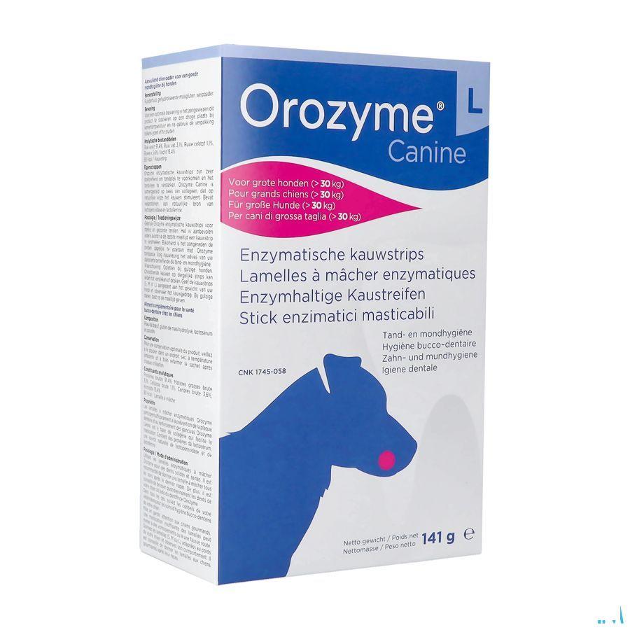 Orozyme Canine L Lamelle Enzym.chien >30Kg 141 gr  -  Ecuphar