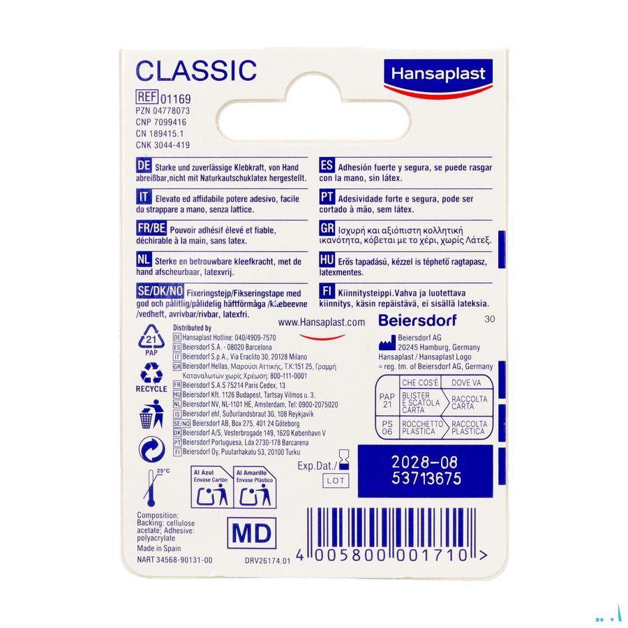 Hansaplast Fixation Tape Classic 5mx2,50cm  -  Beiersdorf